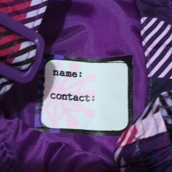 Circo-Plaid Purple and Pink Winter Overalls - Picture 5 of 8